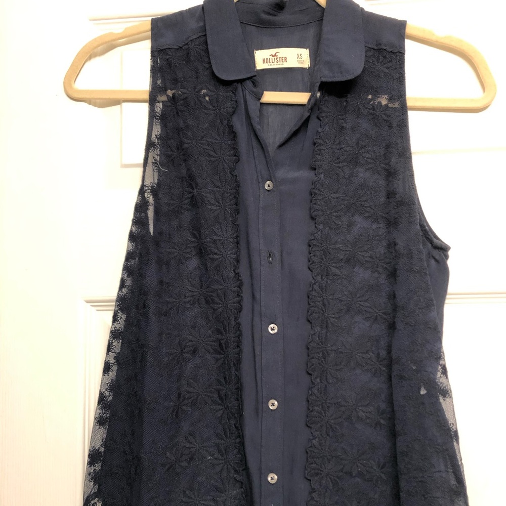 Hollister lace tank top (XS)